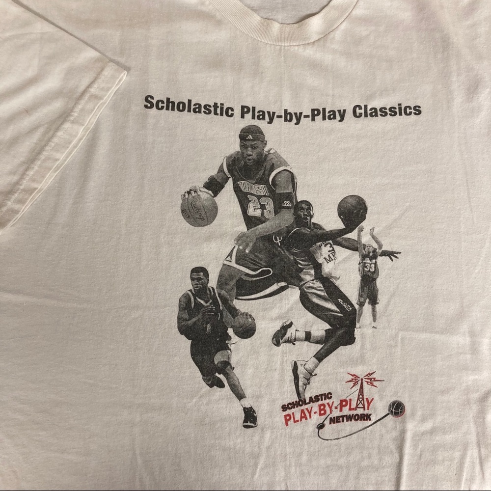 Vintage Lebron James and Kobe Bryant Tee Shirt - Picture 1 of 5